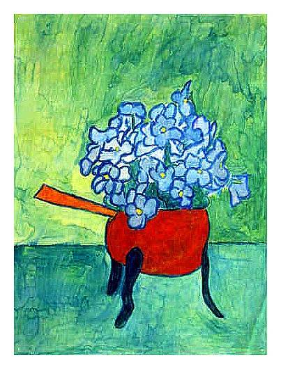 Lasse Collin - Blue flowers 1966